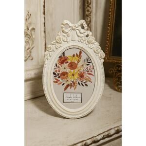 Hollywood Regency Vintage Antique French Country Victorian Shabby Chic Bow Frame